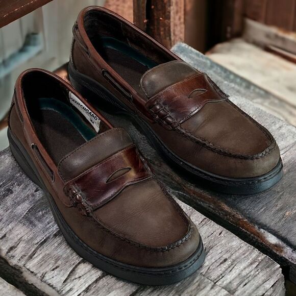 Bass 'Sloop' Penny Loafers Mens Size 10M - Picture 1 of 16